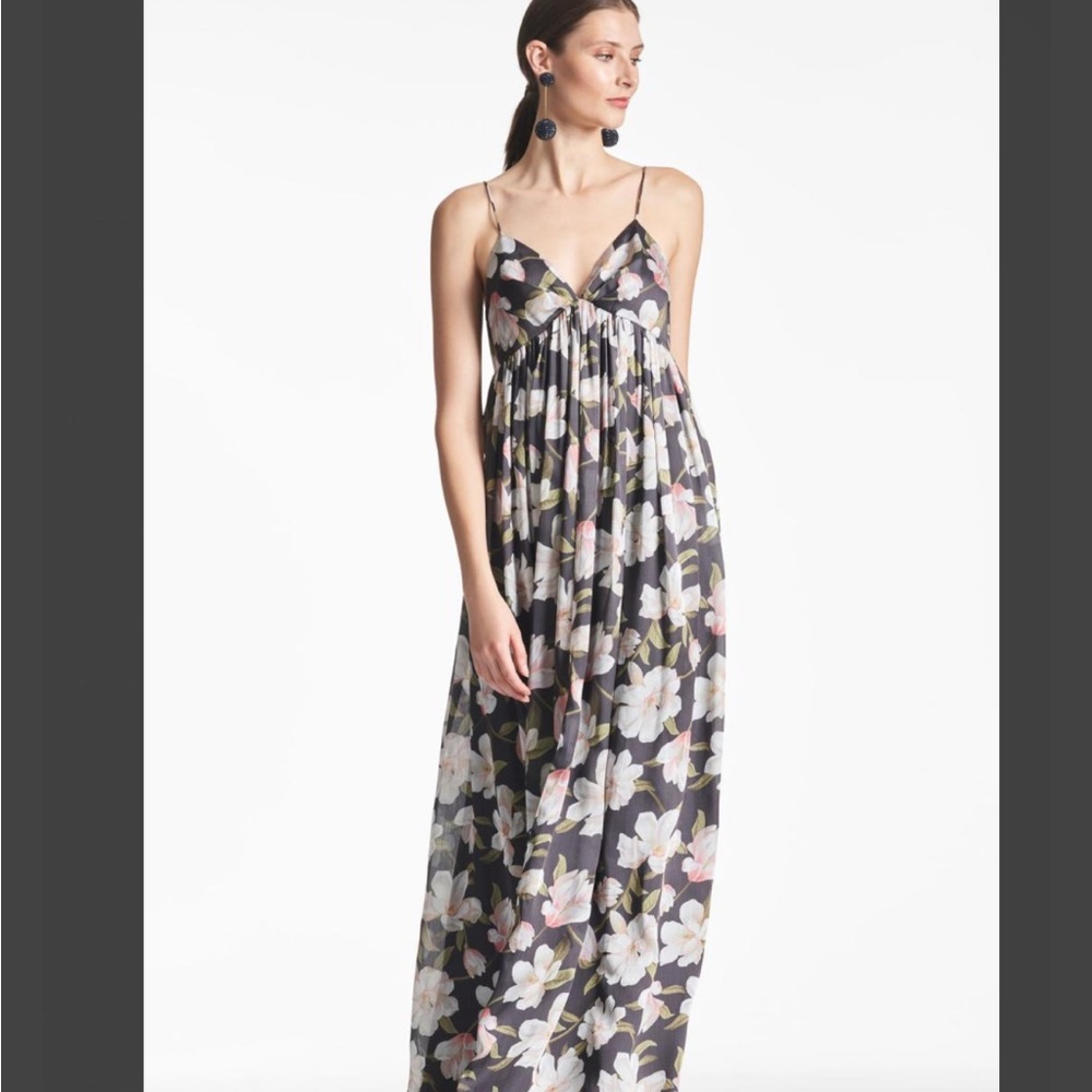 Sachin + Babi Jessica Floral Print Gown